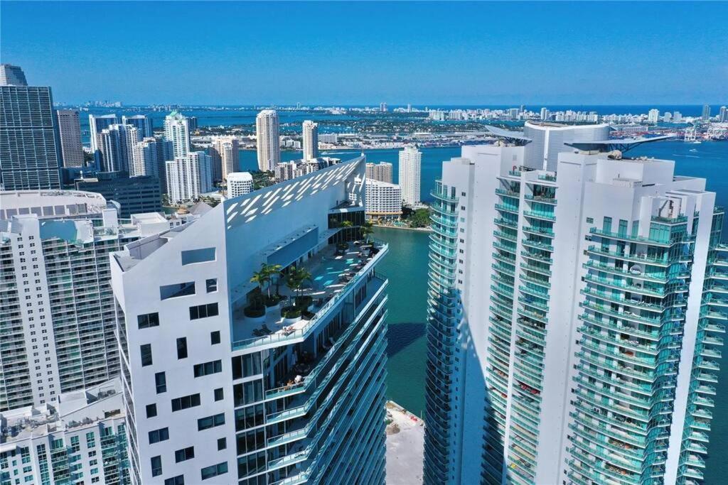 Lovely Upscale Condo Gorgeous View 2Bd 2Bath In Brickell Miami Buitenkant foto