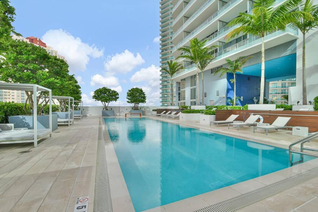 Lovely Upscale Condo Gorgeous View 2Bd 2Bath In Brickell Miami Buitenkant foto