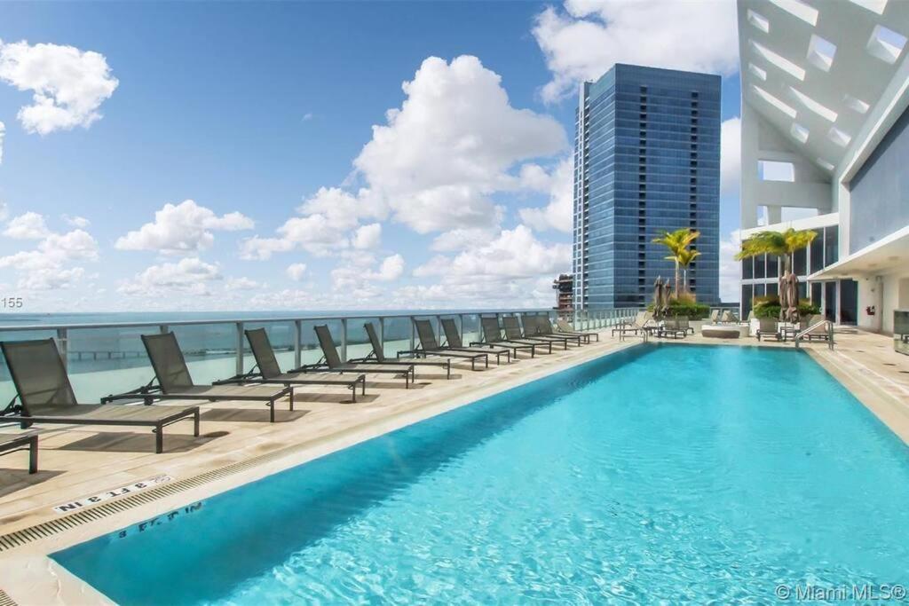 Lovely Upscale Condo Gorgeous View 2Bd 2Bath In Brickell Miami Buitenkant foto