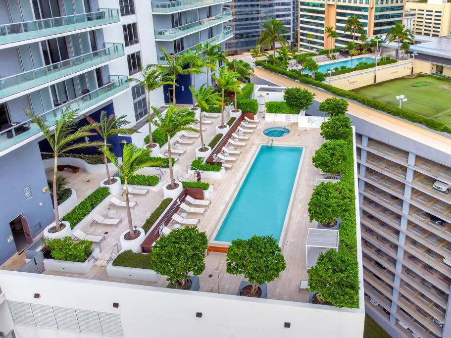 Lovely Upscale Condo Gorgeous View 2Bd 2Bath In Brickell Miami Buitenkant foto